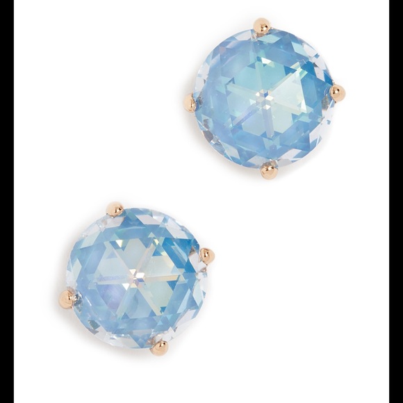 Kate Spade around  Sapphire Earrings w/ Gold -NWT - Picture 3 of 4